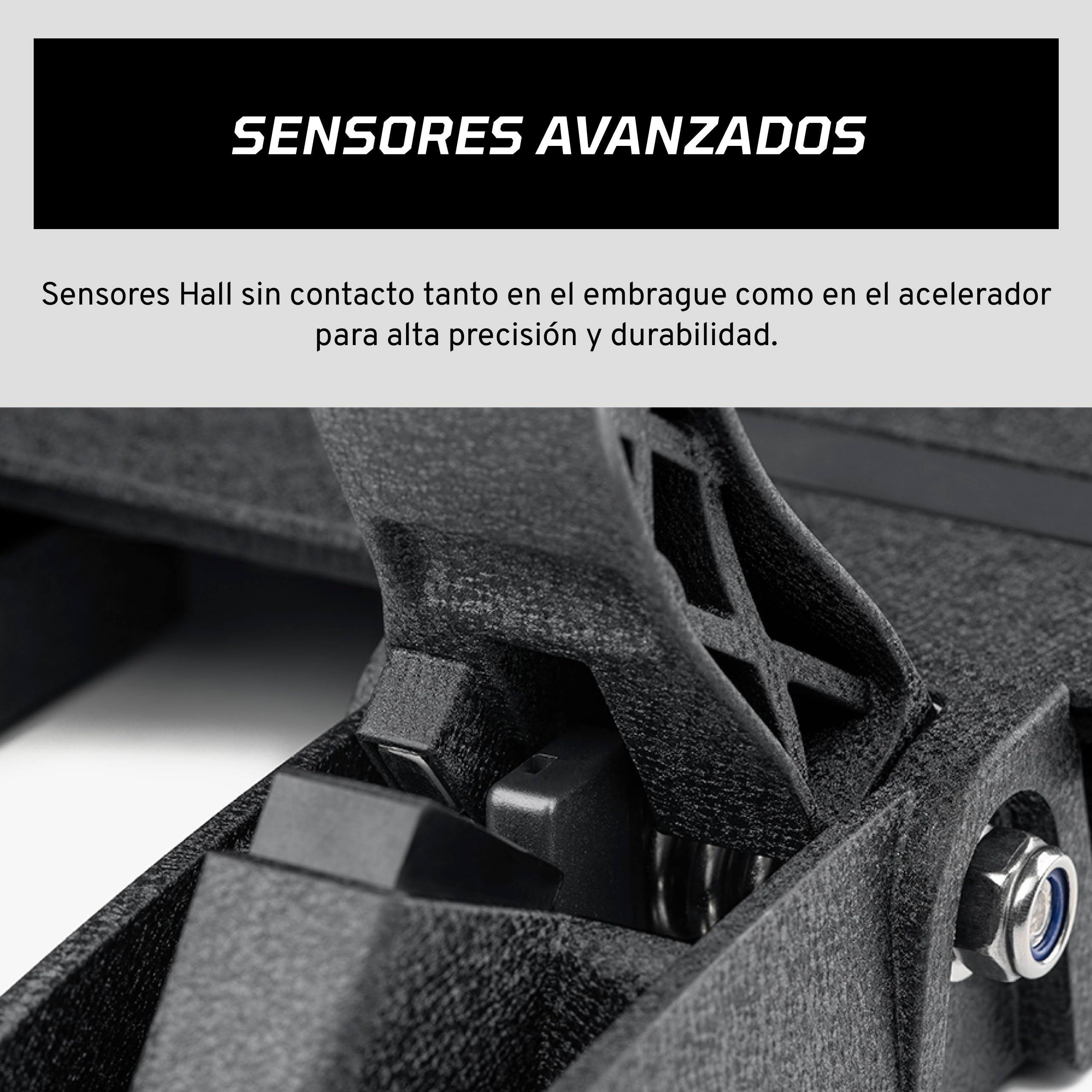 Fanatec Sim Racing CSL Elite Pedals V2 – Juego de 3 Pedales Sim Racing (Embrague, Freno, Acelerador), Sistema de Freno con Célula de Carga de Doble Etapa, Sensores de Efecto Hall – PC, PS5, PS4