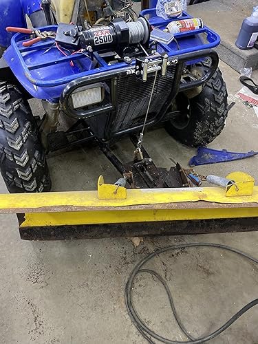 Miniatura 6 de ATV Utility Winch con cuerda de alambre y control remoto inalámbrico ZXR 2500 libras Badland