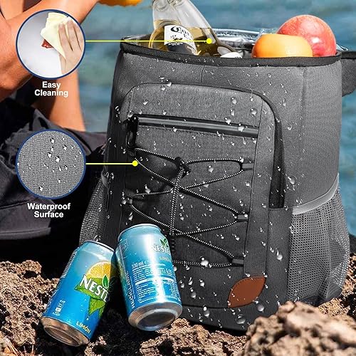 Miniatura 5 de Mochila térmica aislada a prueba de fugas para hombres y mujeres, 36 latas, mochila térmica suave, aislada, impermeable, de gran capacidad,