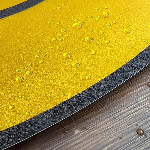 Vista 5 de TRADESAFE Adhesivo antideslizante para el suelo del área del casco español – Señal de precaución del Área de USO De Cascos, letrero de vinilo