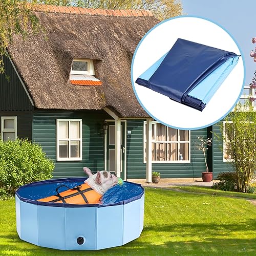 Miniatura 4 de Piscina de parto portátil para perros, corral de parto para perros, caja de parto para perros, piscina de parto para cachorros (39 pulgadas de