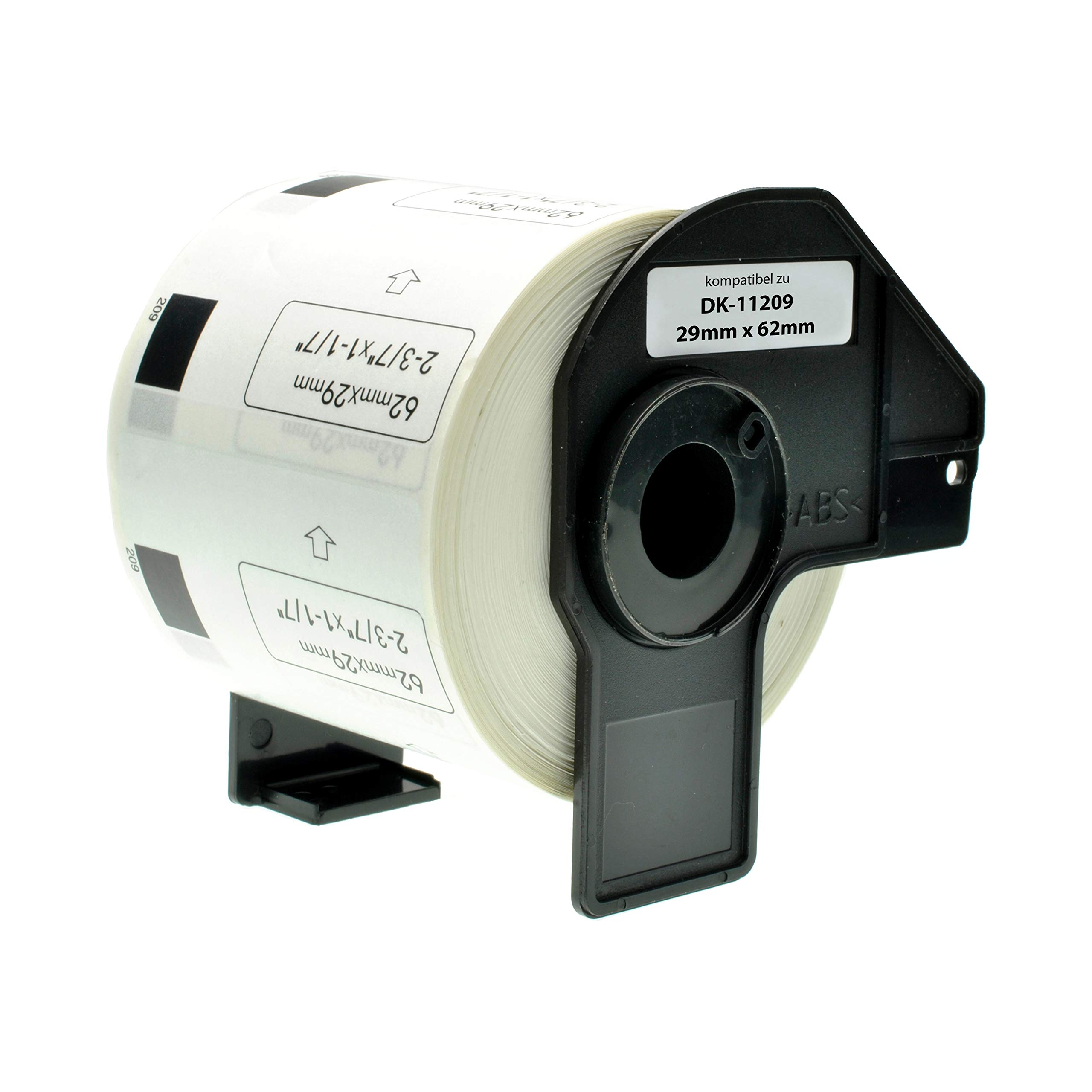 Logic-Seek 5X Adress-Etiketten 29mm x 62mm kompatibel für Brother DK11209 - je 800 Stück P-Touch QL-1050 1060N 500 550 560 570 580 700 500 A BS BW 560 VP YX 580N 650TD 710W 720NW