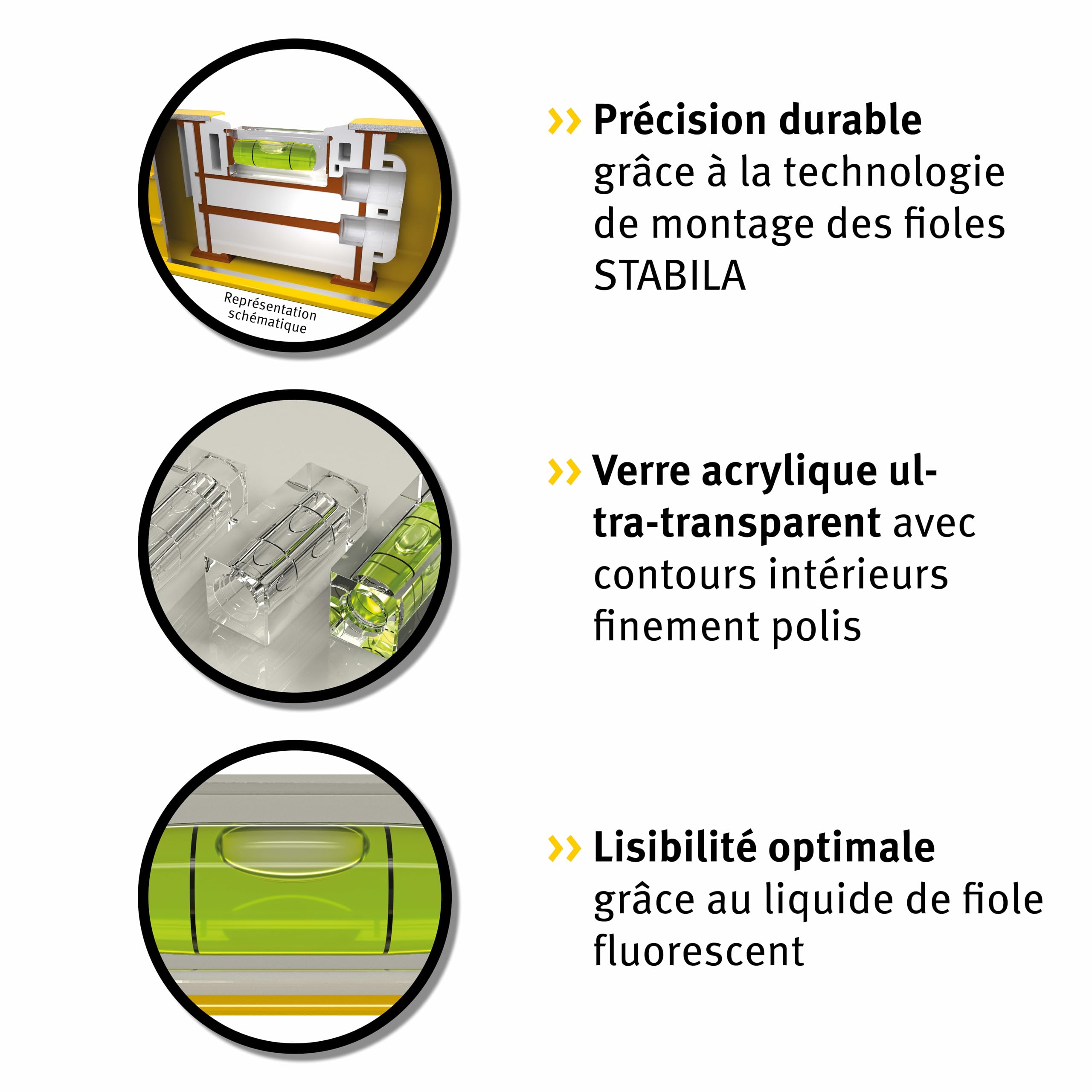 STABILA Rapporteur angle électronique TECH 700 DA, 80 cm avec affichage numérique, mesure 0-270°, degrés, 1 fiole horizontale, 1 verticale, classe protection IP54, étui