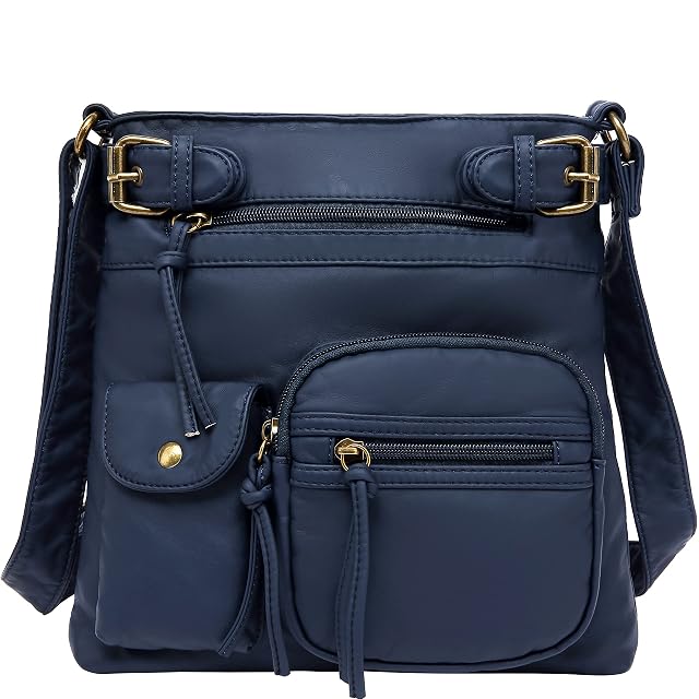 Scarleton Crossbody Bags for Women Purses and Handbags Multi Pocket Shoulder Bag Faux Leather Small H1833