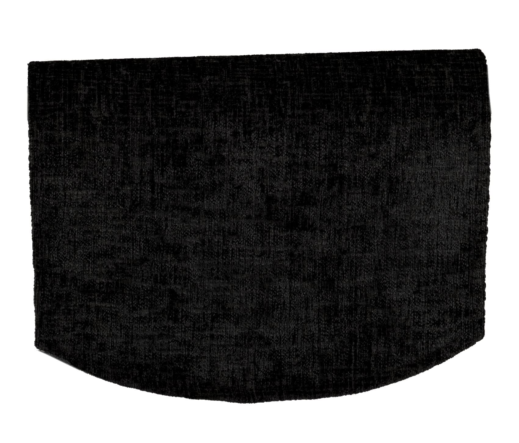 Classic Home Store Crushed Velvet Chenille XL Chair Back Soft Touch Sofa Furniture Antimacassar (Black)