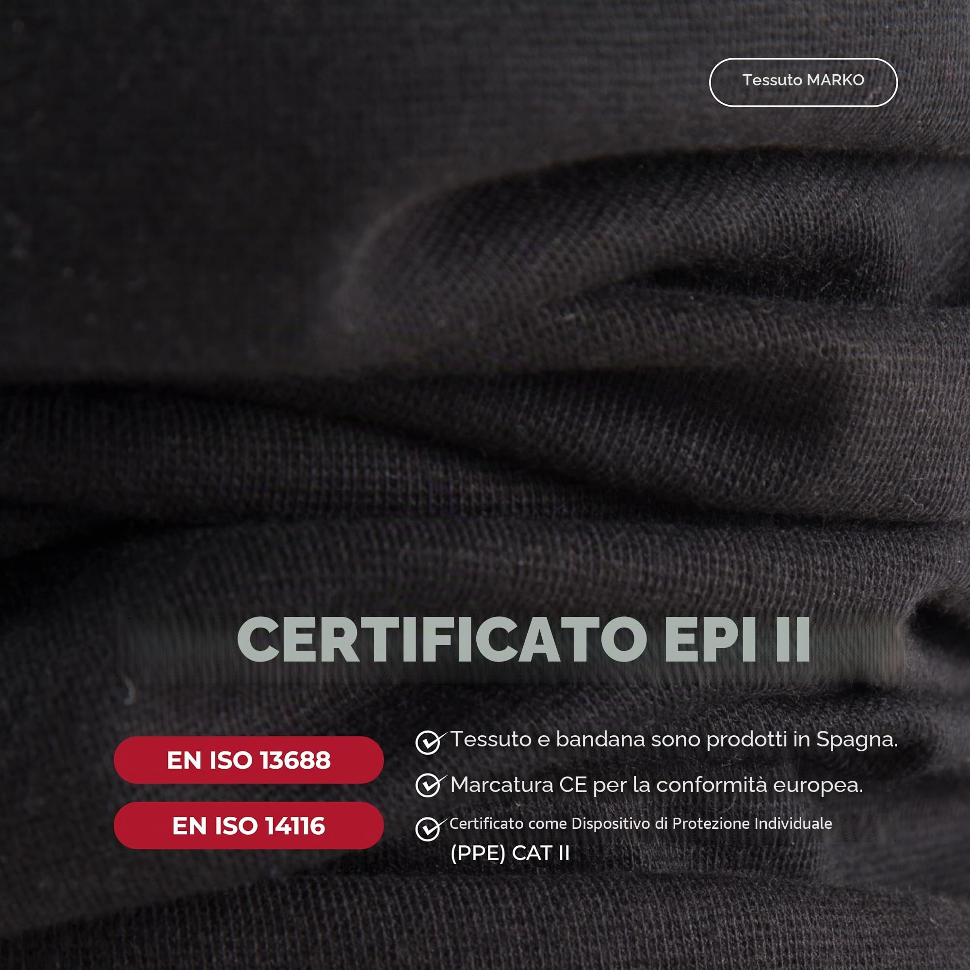 Bandana ignifuga di protezione durante le operazioni di saldatura