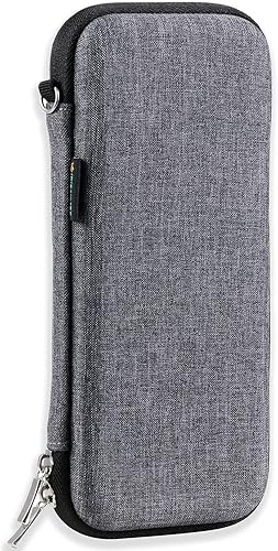 iDream365 Estuche rígido mejorado para audlts, estuche de transporte duradero con cremallera, color gris