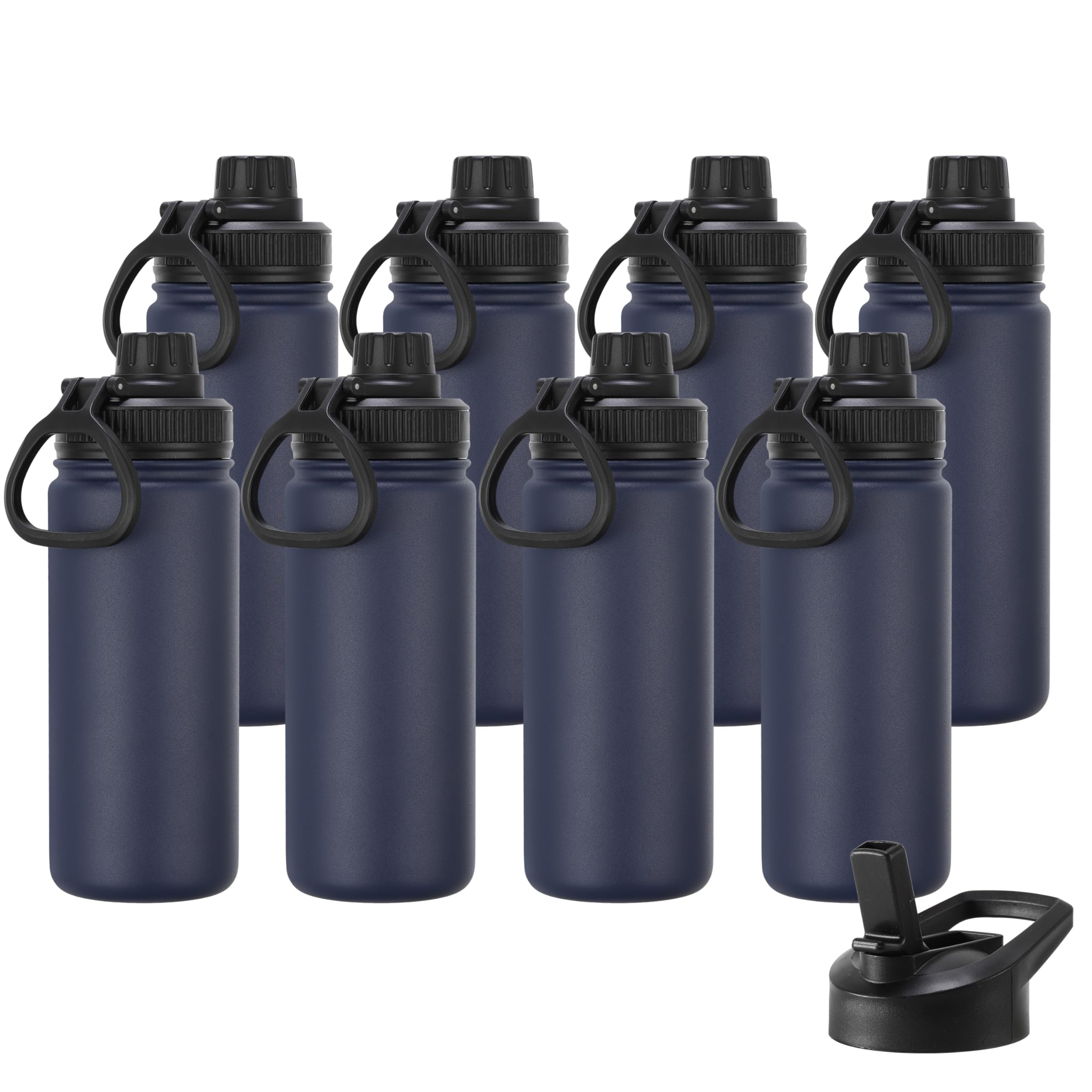 DOMICARE 16 oz Kids Water Bottle for School Stainless Steel Double Wall Vacuum Insulated Water Bottle with Straw