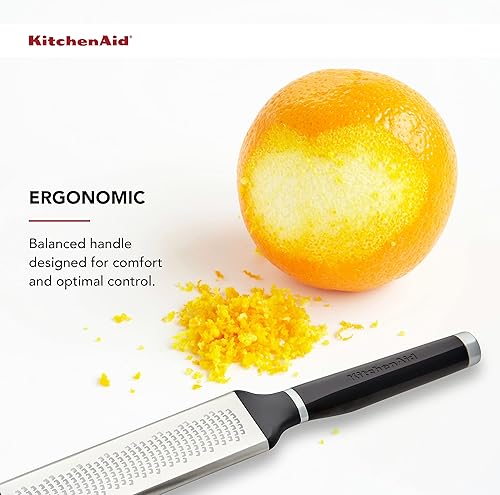 Miniatura 4 de KitchenAid KE321OHOBA - Rallador fino grabado clásico, talla única, negro 2