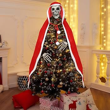 Amazon.co.jp: Cozypower スカル クリスマスツリートッパー クリスマス