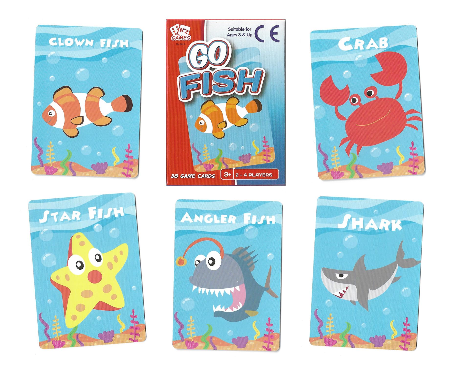 ihoot Pack of 6 Classic Card Games for Kids, Red, Blue, Multicolored, 22cm x 30cm - Image 3