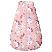 Vista 27 de Yoofoss Saco para dormir para bebé de 0 a 6 meses, TOG de 0.5, manta que se lleva puesta, cremallera bidireccional, tela de algodón 100 %, para niño