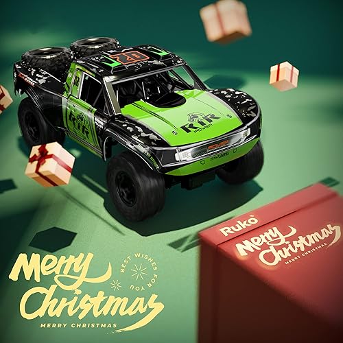 Miniatura 2 de Ruko C11 - Carros RC anfibios a escala 110 camión monstruo grande a prueba de agua 24 GHz vehículo todoterreno 4WD con 2 baterías recargables para