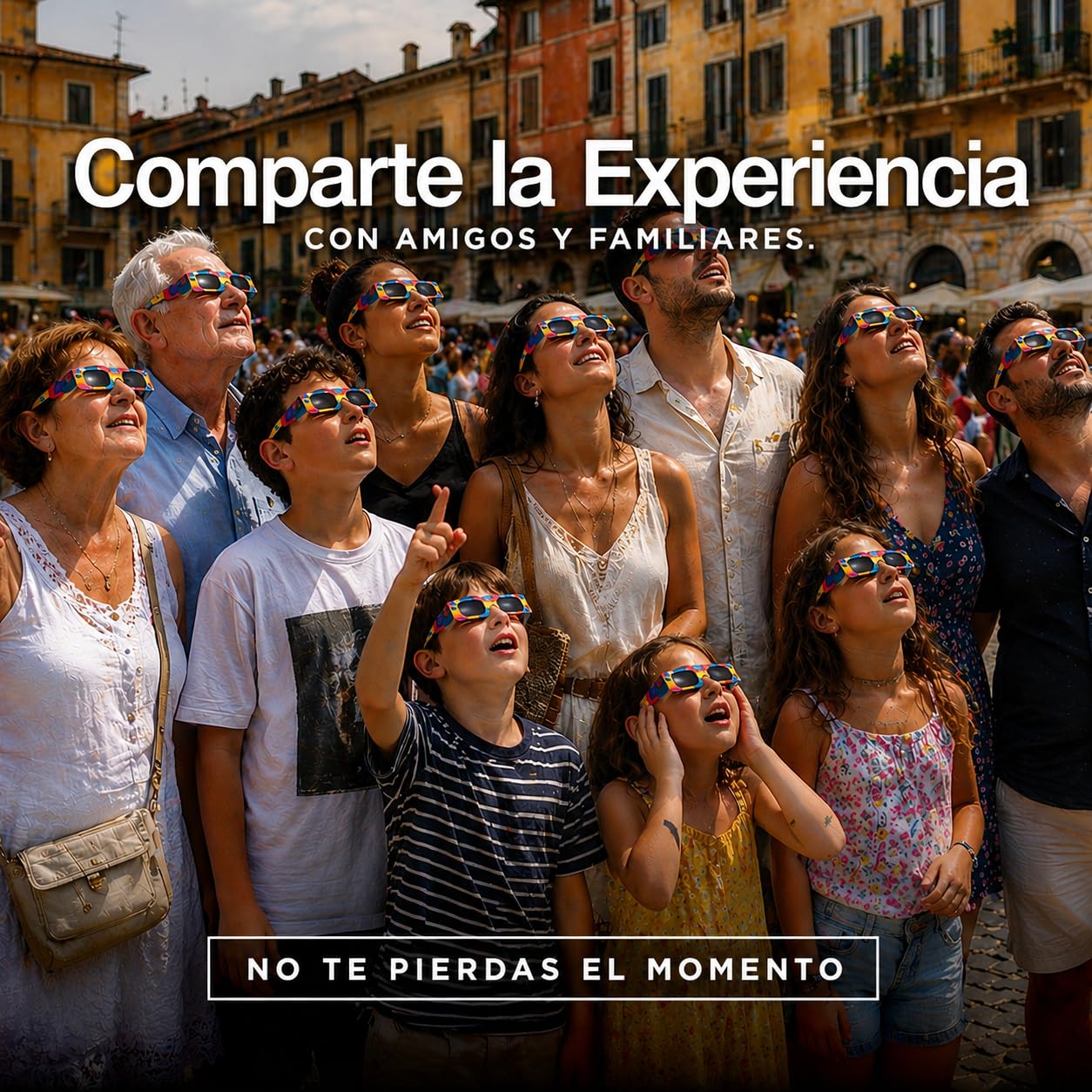 Medical king Gafas Eclipse Solar Homologadas ISO 12312-2 - Viene Con 2 Lentes Fotográficos Para Smartphone Aprobados según la norma ISO, con certificación CE: Gafas para ver eclipses solar 2026