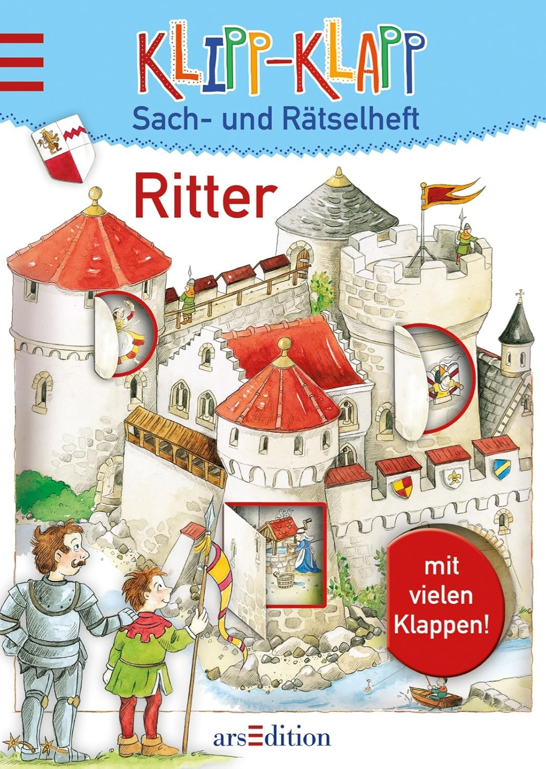 Amazon.co.jp: Ritter: Klipp-Klapp Sach- und Raetselheft : 本