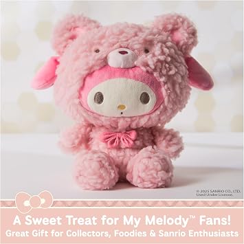GUND Sanrio My Melody 10-Inch Plush in Cafe Latte Bear Outfit for Ages 1+
