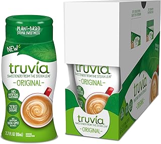 10 Truvia Baking Recipes for Light Sweet Sugar Free Desserts 105 Zero-Calorie Liquid Sweetener from the Stevia Leaf, 2.7 Fl Oz bottle, Or...