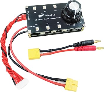 1S Lipo LiHv Batteries Series Charging Board, Storage Charge and Discharge 1S LiPo for Standard Lipo Balance Charger, PH2.0 and BT2.0 Connector Compatible PH2.0 & BT2.0