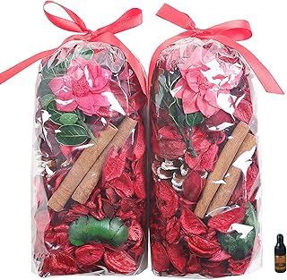 Qingbei Rina Christmas Potpourri Bags,Cinnamon Scented Potpourri Bowl Fi...