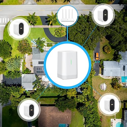 Miniatura 3 de Cámaras de seguridad inalámbricas para exteriores, sin suscripción, 5G2.4G WiFi 4MP cámaras solares para seguridad del hogar, kit de 2 cámaras,