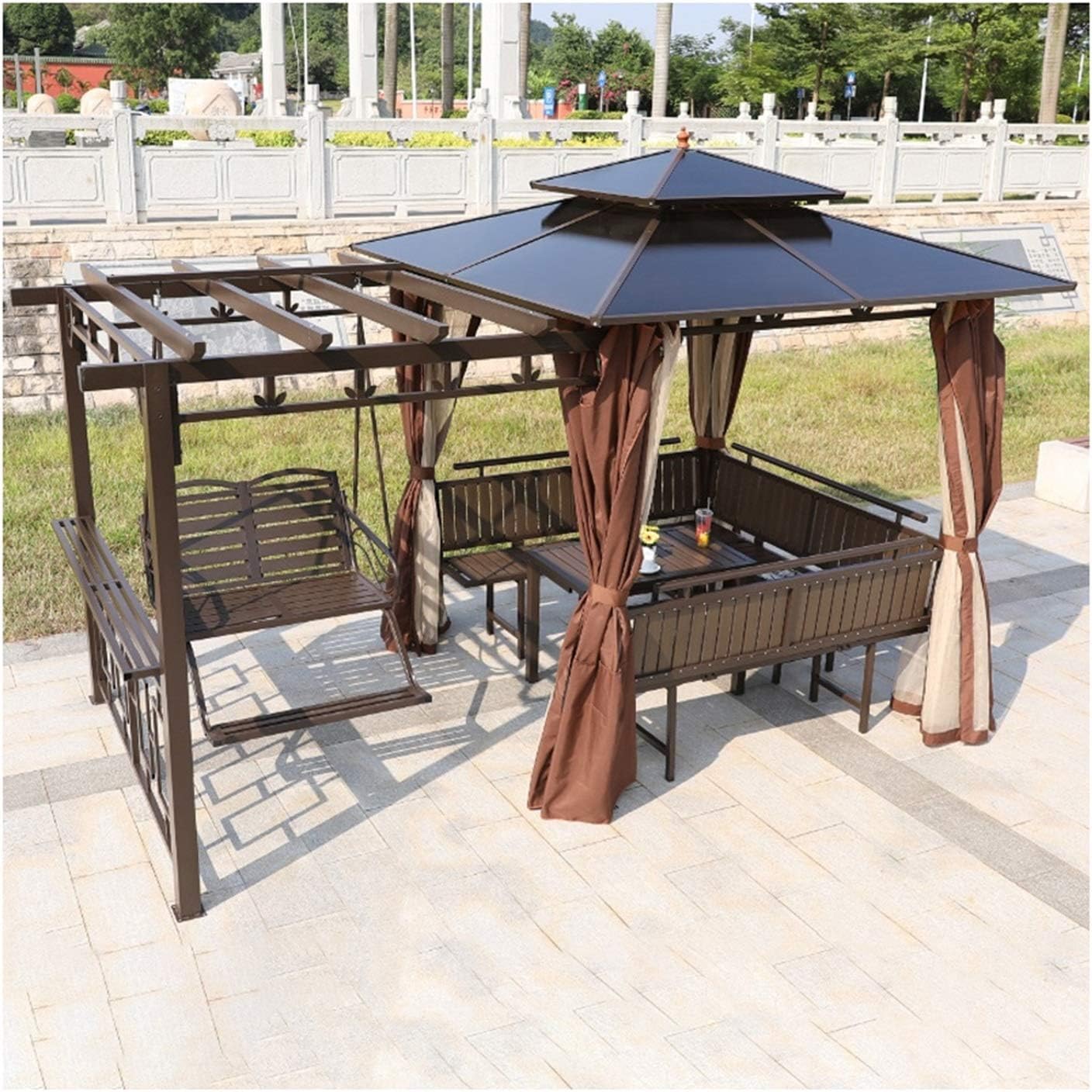 Outdoor Pergola Villa Garden Furniture 