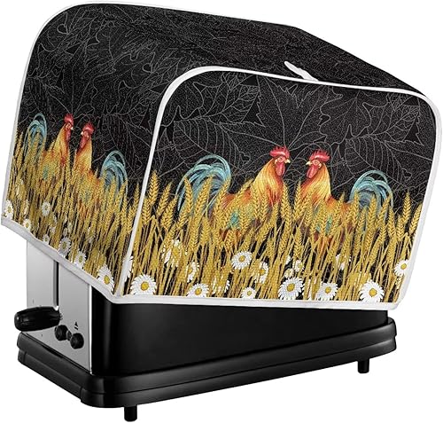 Vista 251 de Cubierta para tostadora de cocina, protector para hornear se adapta a la mayoría de tostadoras estándar de 4 rebanadas, mantiene la tostadora libre
