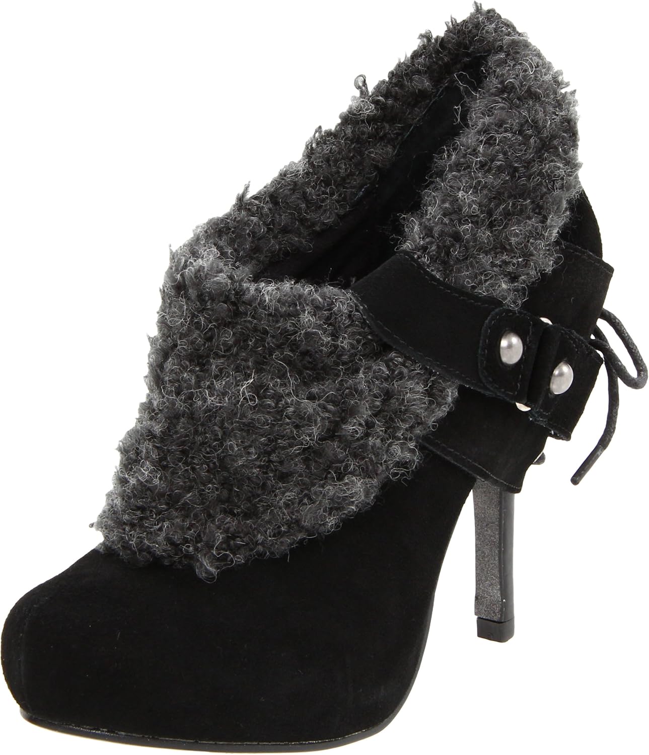 Naughty Monkey Women's Purr, Black, 8.5 M US