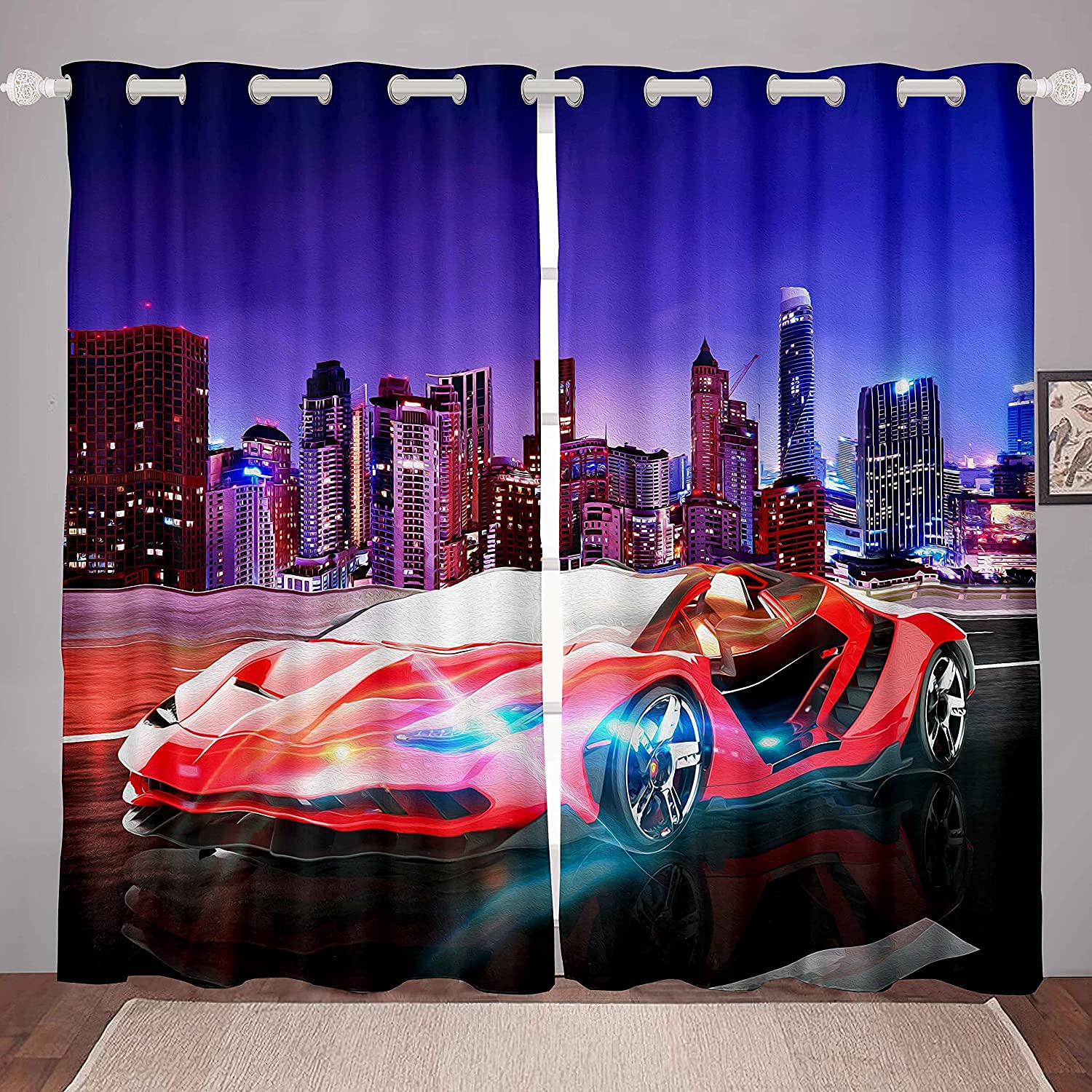 Tapis de salon vintage drapeau britannique pour style loft