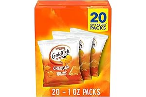 Goldfish Cheddar Cheese Crackers: The Perfect On-the-Go Snack for Baby Goldfish Lovers