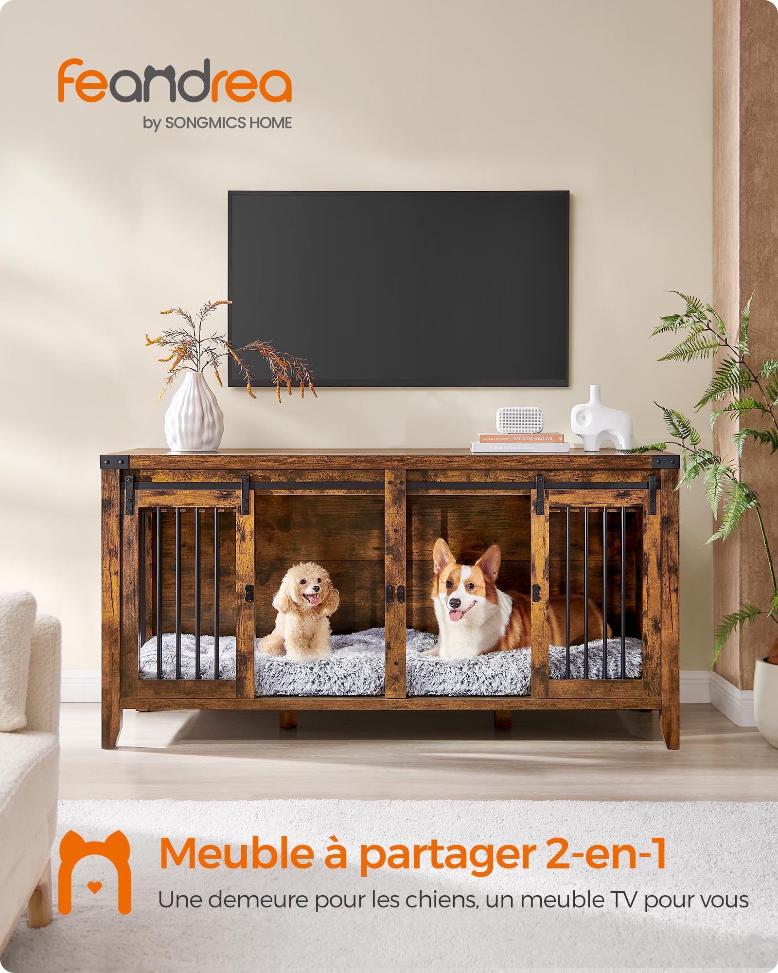 Feandrea Cage pour Chien PFC301X01