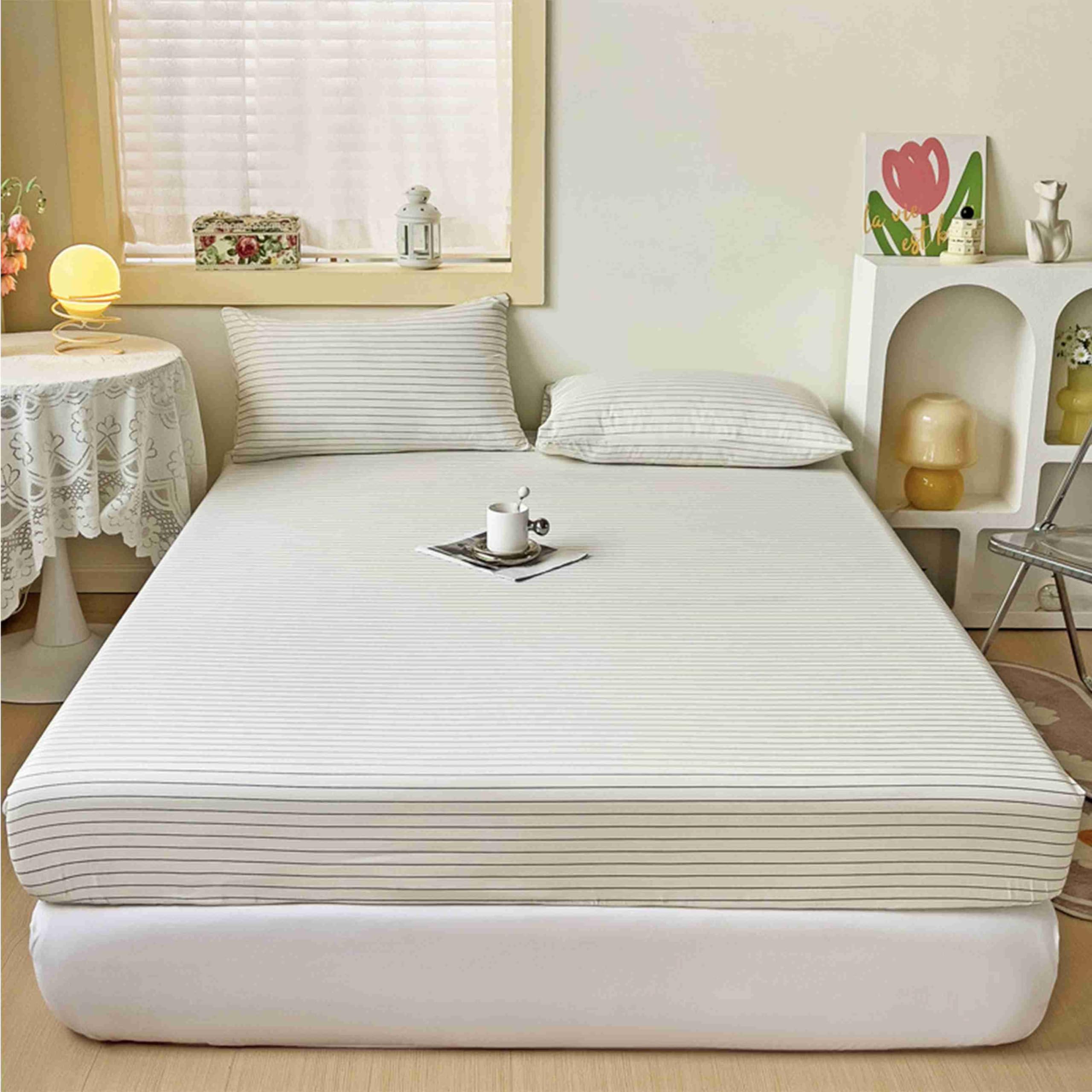 Piazza Pitti Audrey Completo letto Matrimoniale Tinta Unita in cotone – Olive Samuele