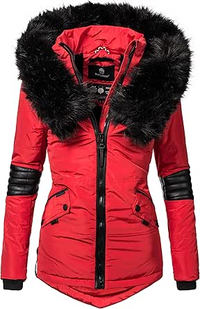 Navahoo B369 – Giacca Invernale Da Donna Stile Parka, In Pelliccia - Foto 6