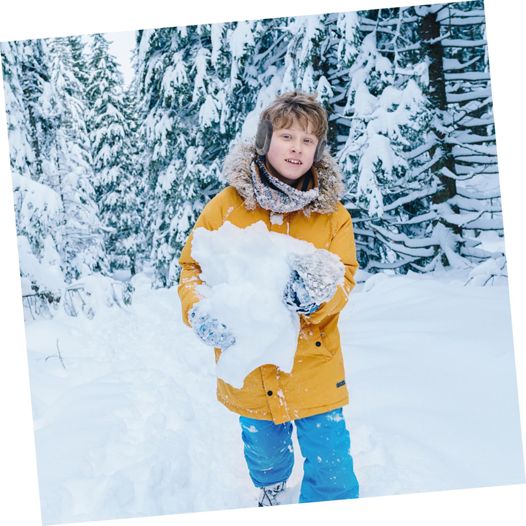 Veemoon 2Pcs Plush Ear Warmers for Winter Rear Wear Earmuffs and Soft and Warm Ear Protectors for Cold Weather Activities for Skiing Hiking and Casual Use