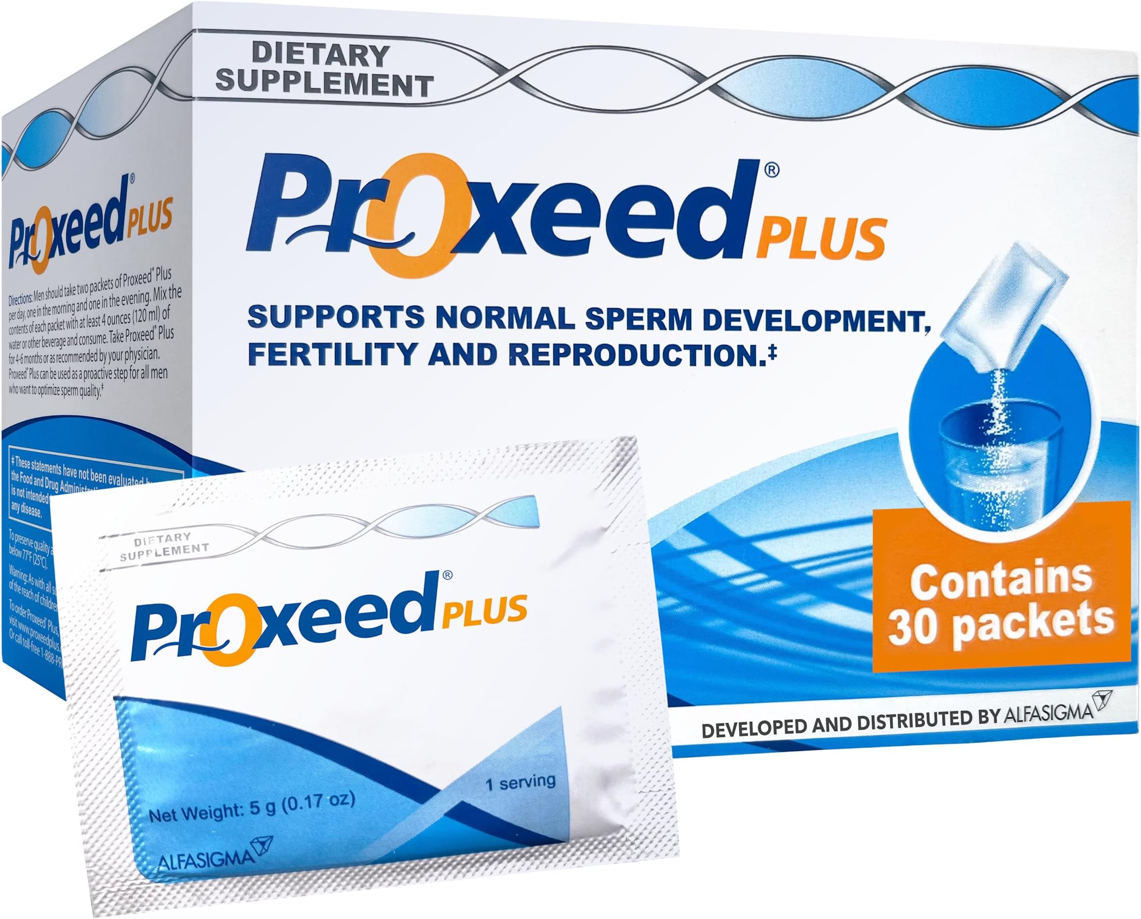 Proxeed Plus - Male Fertility Supplement - 30 Count (Pack of 1)
