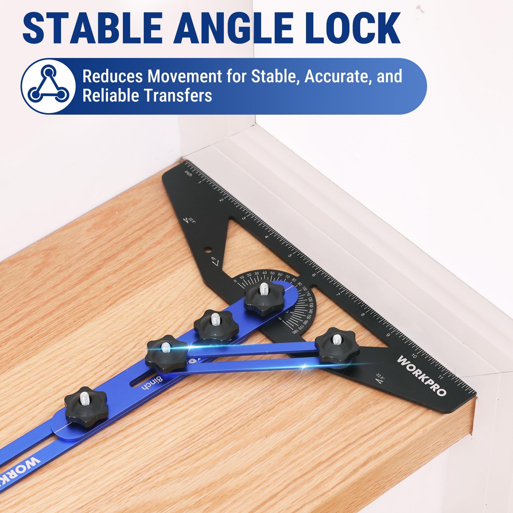WORKPRO Stair Tread Template - Precise Fitting -3