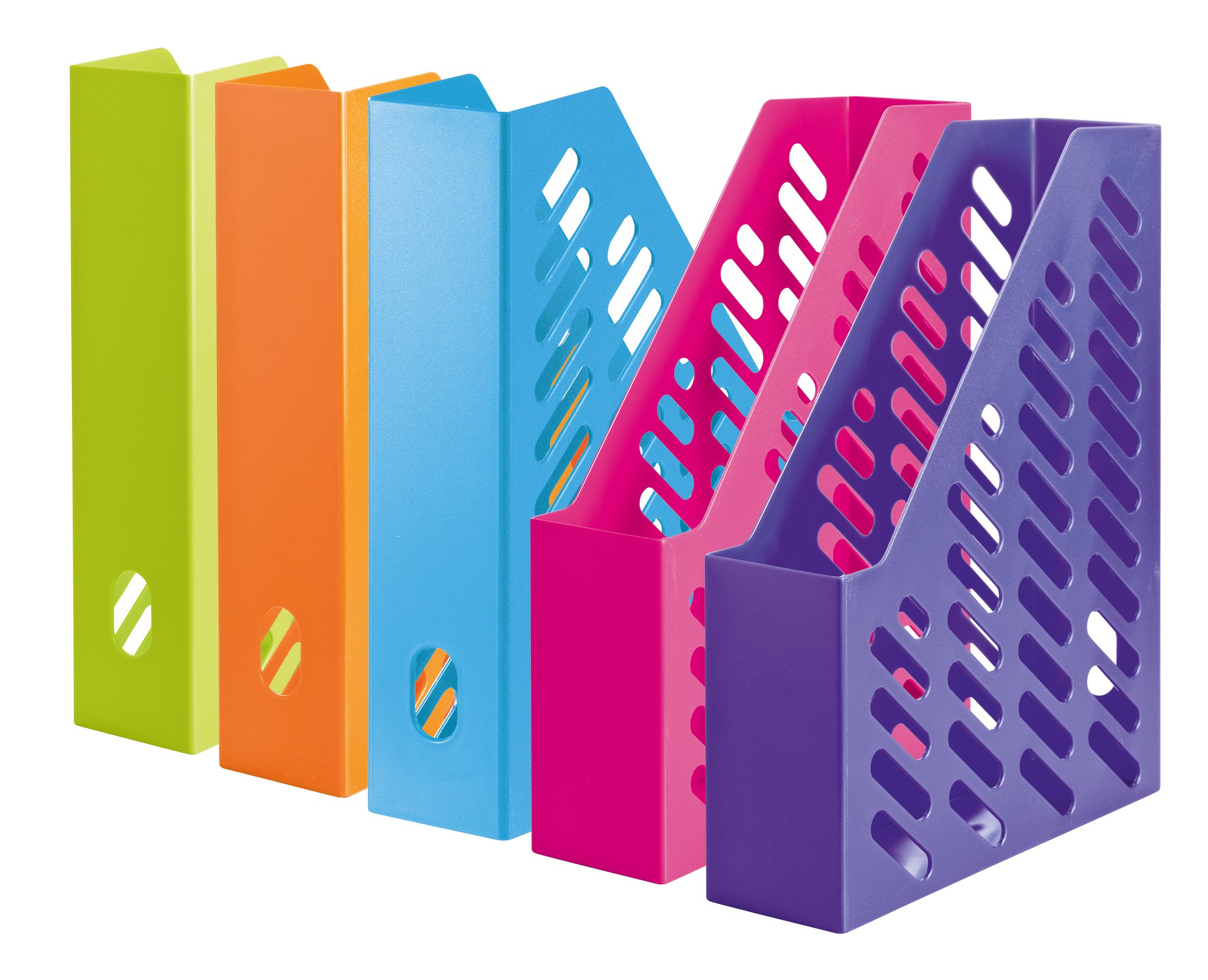 HAN Porte-Revue TWIN Bleu – Lot De 10, Design Moderne, Capacité A4/C4, Fabriqué En Allemagne