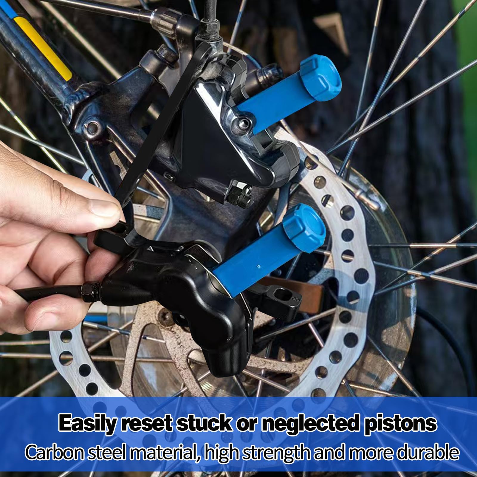 Narzędzie do wyciskania tłoczków hamulcowych do roweru, wykonane z włókna węglowego i stali PA6, do zacisków hamulcowych Shimano, Sram, Magura, Hope, narzędzie do wyciskania tłoczków