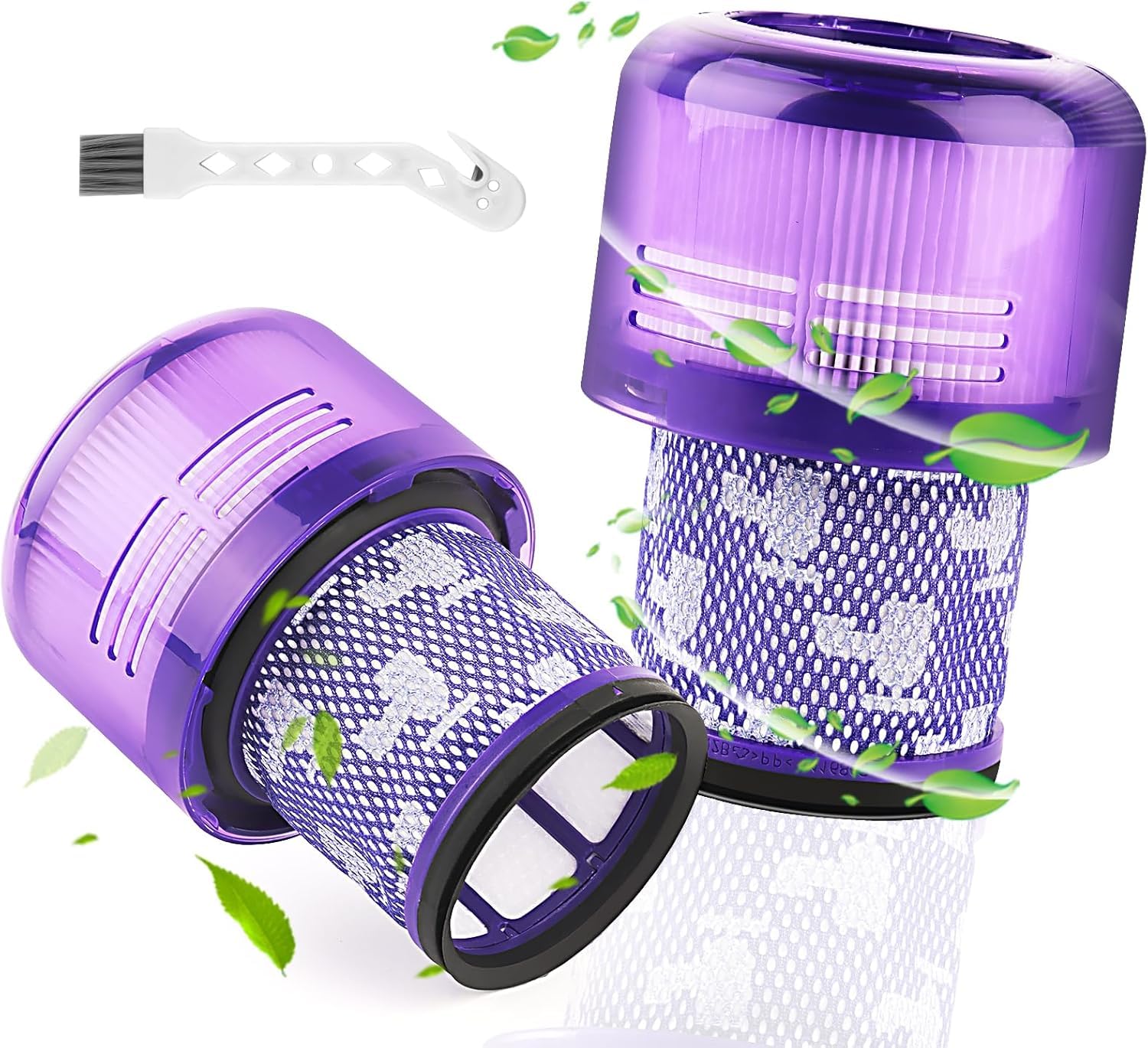 V11 Filter für Dyson, 2 Stück Filter für Dyson V15 V11 Absolute, Vakuumfilter Ersatz für Dyson V11 V15 SV14 SV17 SV22 Detect Animal Absolute Extra Pro Torque Drive Akku Staubsauger, 970013-02