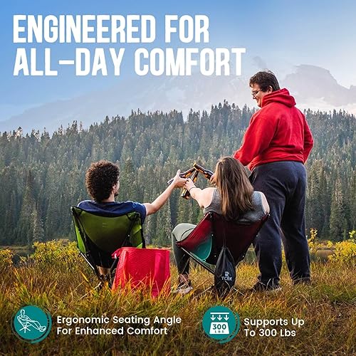 Miniatura 5 de Silla portátil giratoria mejorada pequeña silla plegable compacta para adultos que se instala en 8 segundos, silla ligera al aire libre para