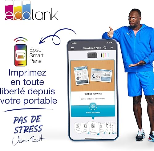 EcoTank ET-2865 A4 Wi-Fi Printer with Ink Tank Up to 3 Years of Ink - 3