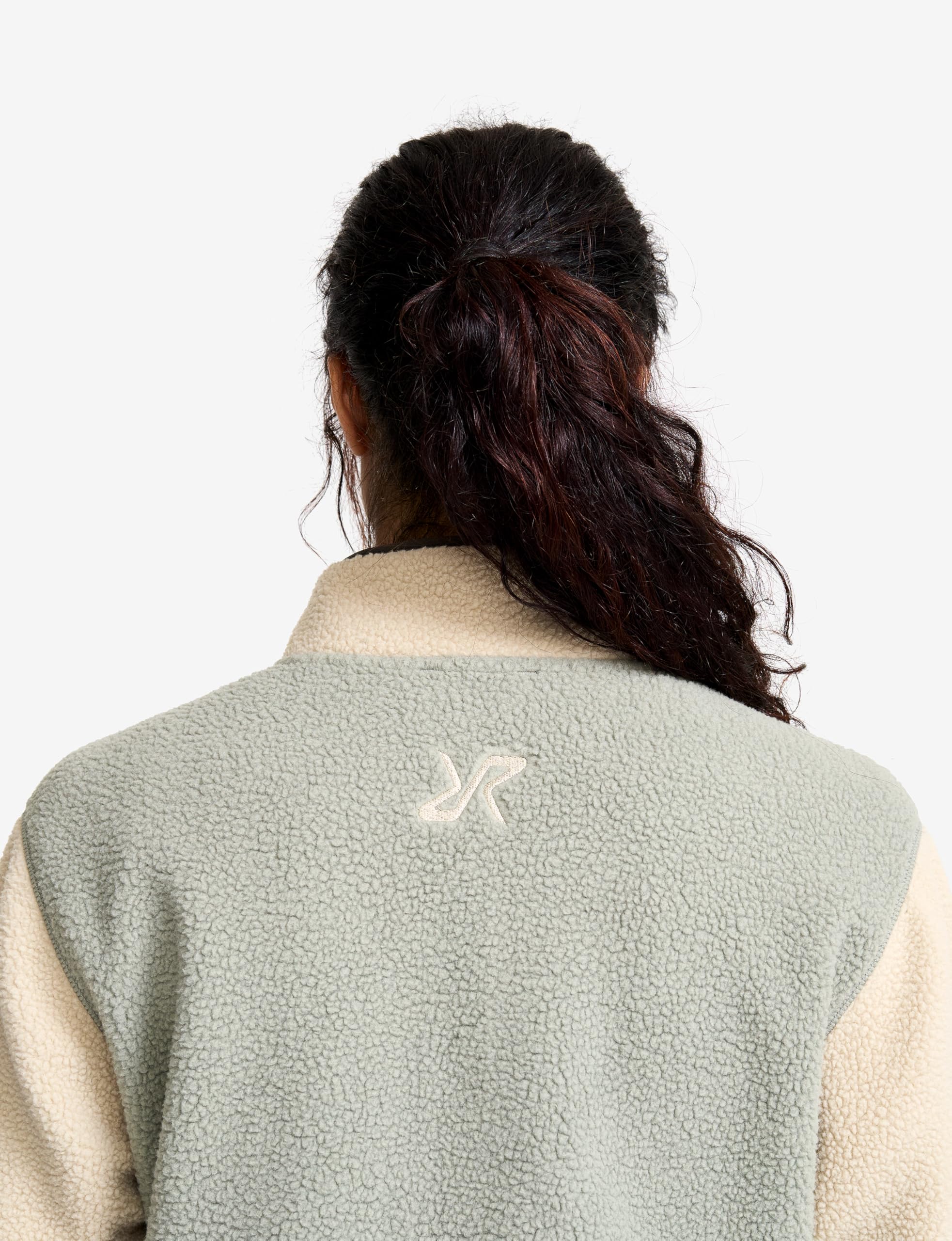 RevolutionRace Canyon Half-Zip Pile Fleece für Damen, Outdoor Teddy Fleecejacken perfekt für Wanderungen und Outdoor-Abenteuer