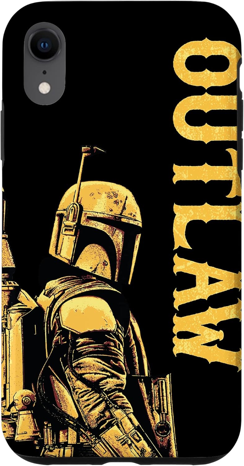 iPhone XR Star Wars The Book of Boba Fett Outlaw Black Case