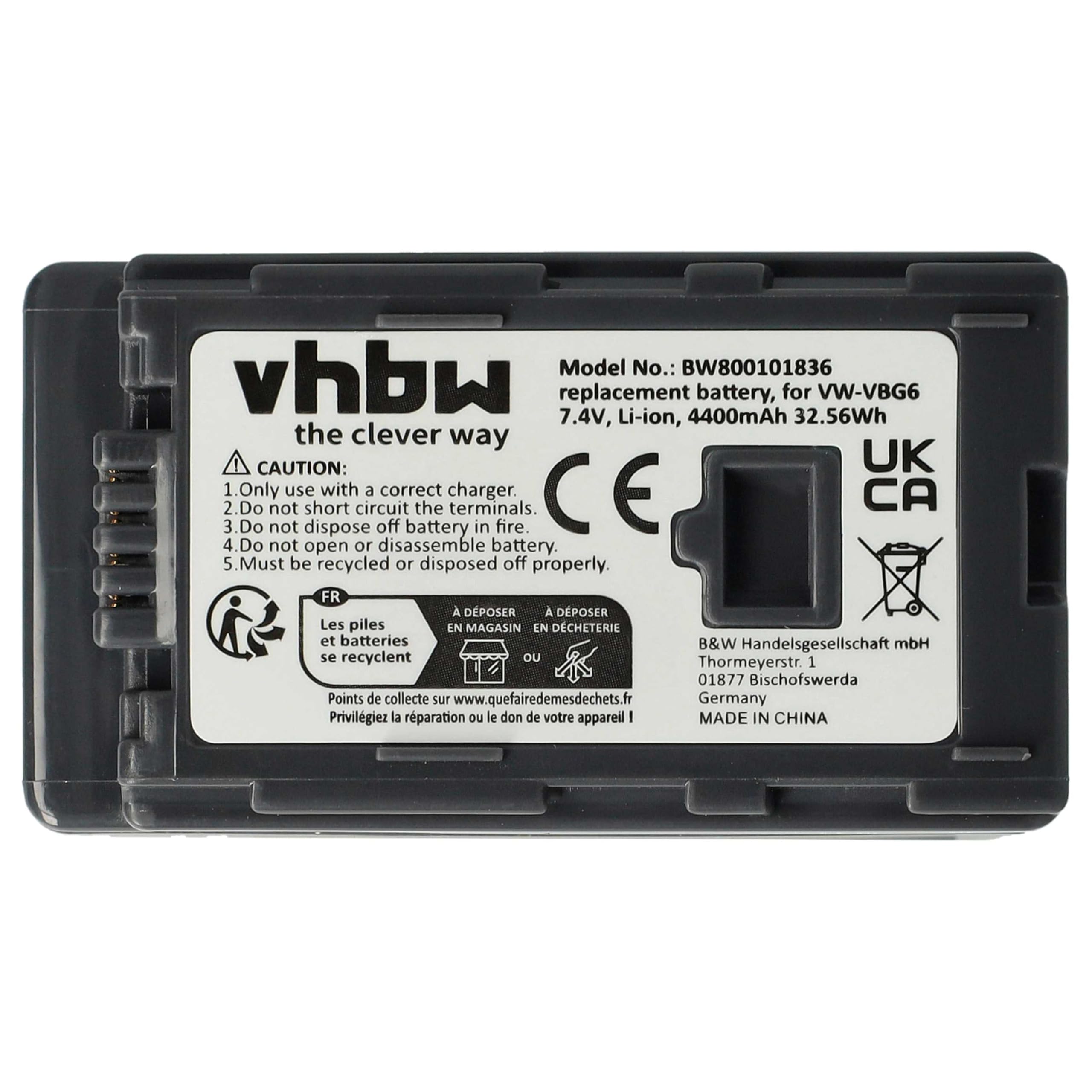 Batterie Per Videocamere Panasonic Vw-vbd58