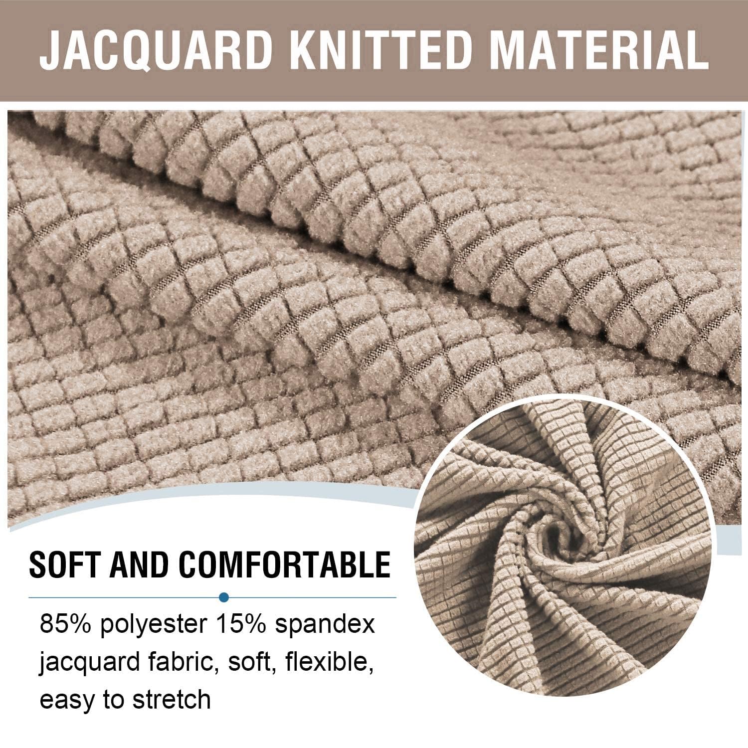 Elastico Copri Pouf Rotondo/Quadrato Copri Ottomano Cover 45x45/40X40cm Fodera Poggiapiedi Jacquard Copripoggiapiedi Antiscivolo Cover Sgabello Estraibile Copertura Protettiva Per Ottomana ( Color : O