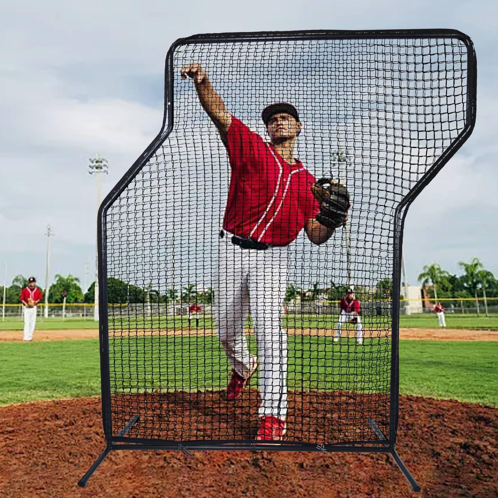 Écran De Lancer Achda Baseball 7x5 – Parfait Pour L'entraînement De Frappe