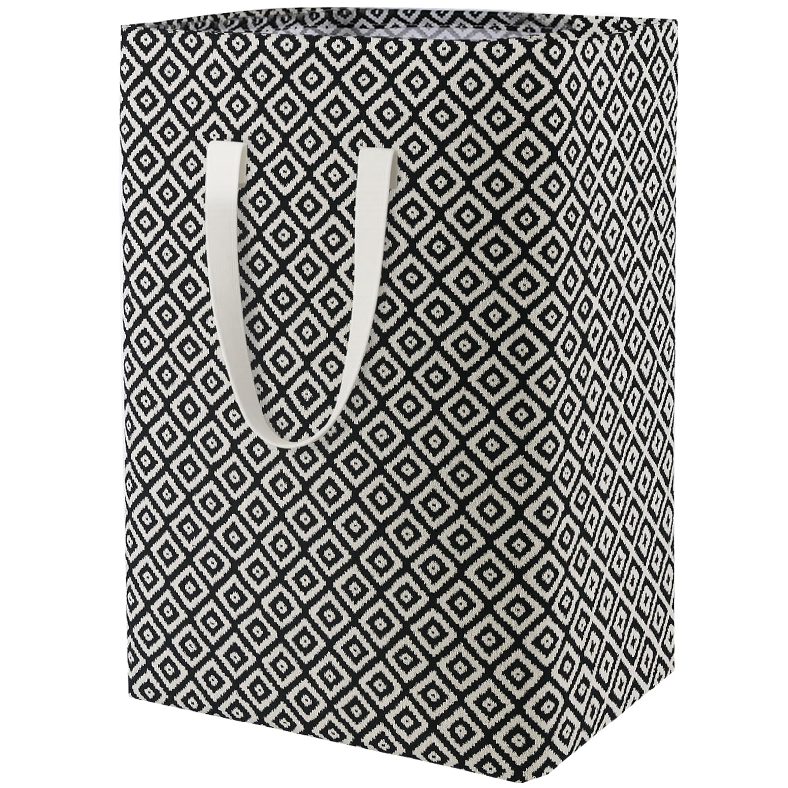 Waterproof Laundry Hamper Collapsible Laundry Basket Leather Handle Laundry Bag Large Clothes Storage Toy Organization for Bathroom Bedroom Laundryroom College Dorms (Pop-Up Laundry Hampers-004)