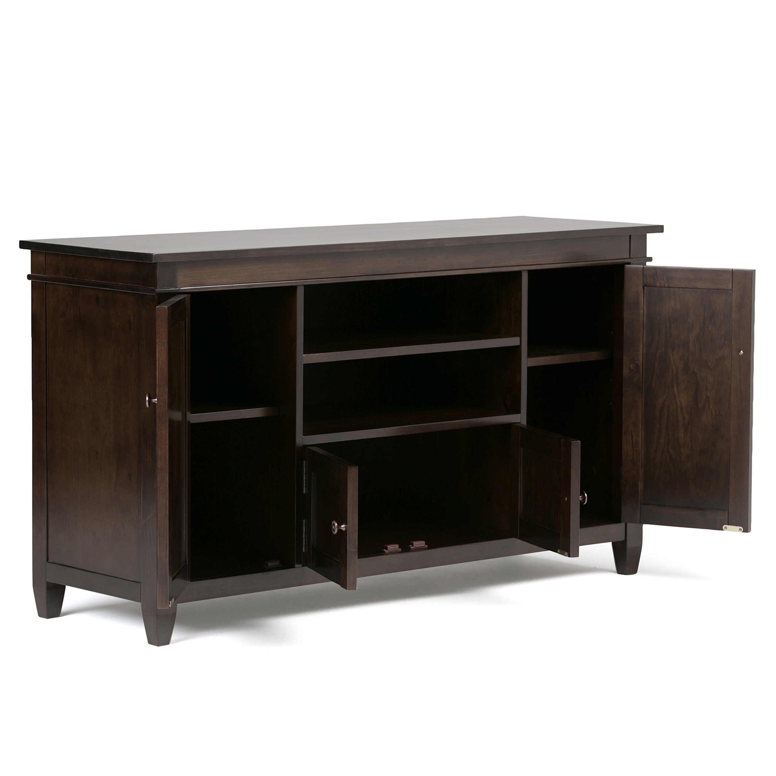 tobacco tv stand Amazon.com: SIMPLIHOME Carlton TV Stand