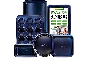 NutriChef Nonstick Kitchen Baking Pans: Restaurant-Grade Baking at Home