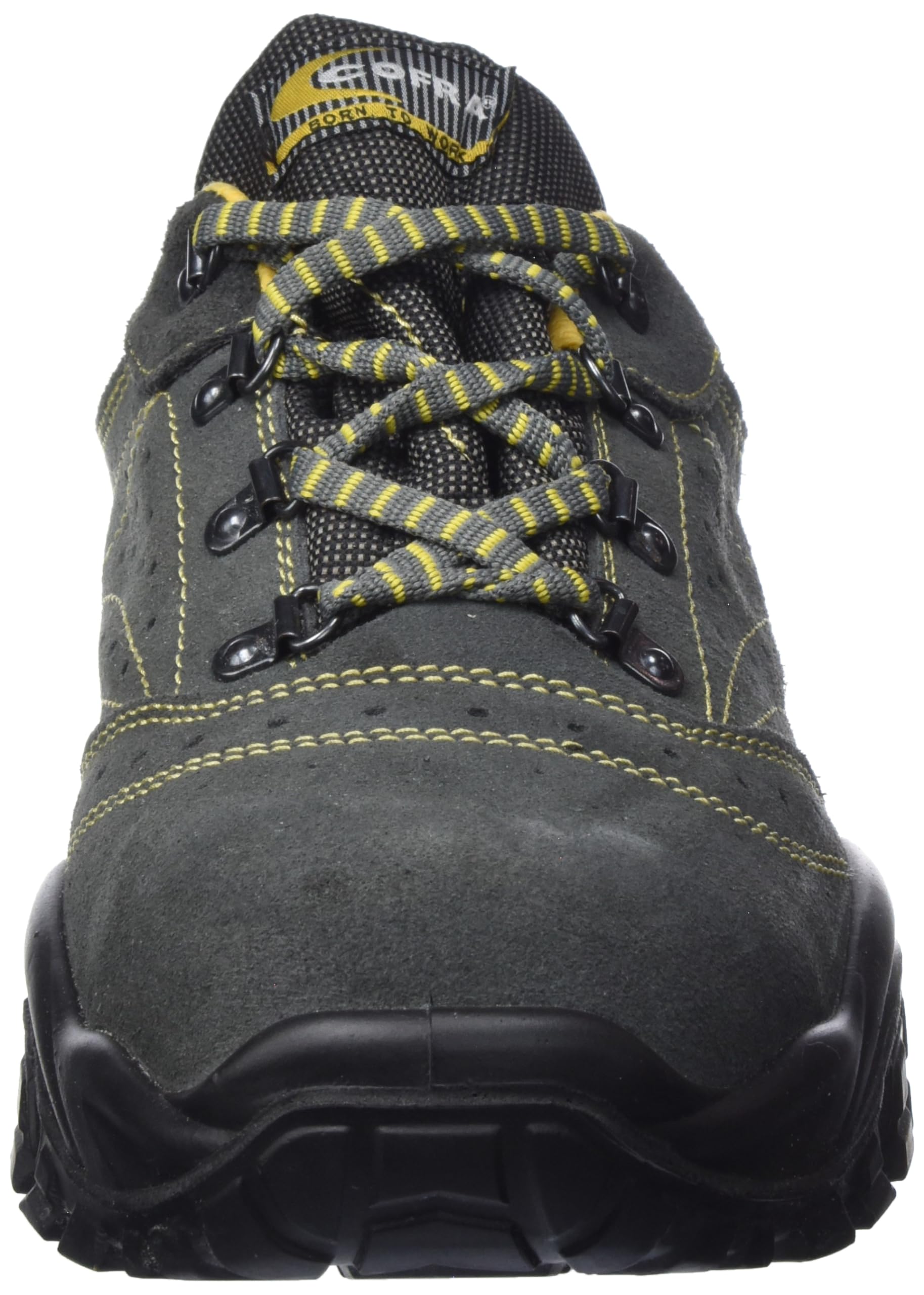 Cofra NT090-000.W45 NEW TIGRI S1 P SRC Sicherheitsschuhe, Anthrazit/Gelb, Größe 45