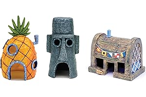 Penn-Plax Officially Licensed Spongebob Squarepants Fish Tank Decorations